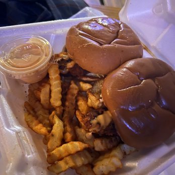 Flame-N-Chickz - 2 Sliders with Fries Combo #1 - Salad Near Me - Roseville, California Flame-N-Chickz - 2 Sliders with Fries Combo #1 - Salad Near Me - Roseville, California