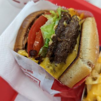 In-N-Out Burger - A really nice looking burger for sure. - Fast Food Near Me - Tempe, Arizona