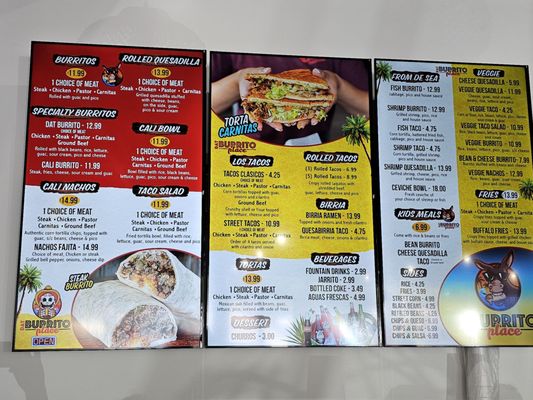 Menu photo 6 Dat Burrito Place Destin, FL