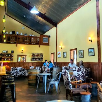 Longhorn Cellars - the interior of the tasting room - Wine Tasting Room Near Me - Fredericksburg, Texas