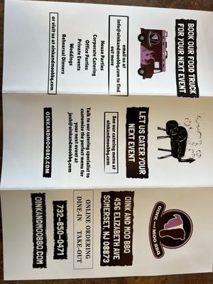 Menu photo 2 Oink and Moo BBQ Franklin Township, NJ Menu photo 2 Oink and Moo BBQ Franklin Township, NJ