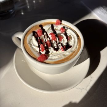 Eden - Raspberry Chocolate Latte - New American Near Me - Chicago, Illinois Eden - Raspberry Chocolate Latte - New American Near Me - Chicago, Illinois