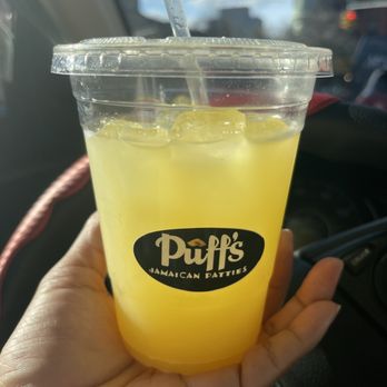 Puff’s Patties - Pineapple Ginger Juice - Caribbean Near Me - Brooklyn, New York