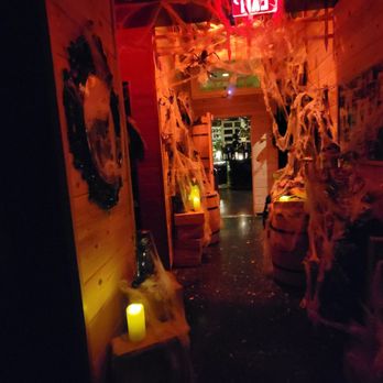The Cellar - A Wine Library - Halloween decor, entrance outside the elevator - Wine Bars Near Me - Pasadena, California The Cellar - A Wine Library - Halloween decor, entrance outside the elevator - Wine Bars Near Me - Pasadena, California