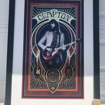 Striving Artists Framing and Art Services - Clapton poster - Framing Near Me - Chatsworth, California