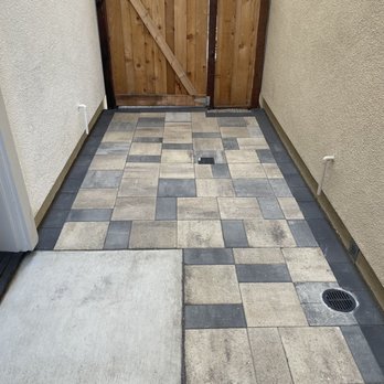 Tukia Landscaping - Paved side yard. - Landscaping Near Me Tukia Landscaping - Paved side yard. - Landscaping Near Me