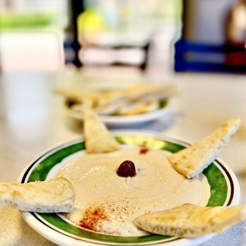 Little Gyro Restaurant - Fresh made hummus & warm pita. Fabulous OuiOui :)... - Mediterranean Near Me - Dunedin, Florida