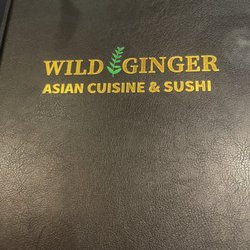 Wild Ginger Asian Cuisine - Menu cover