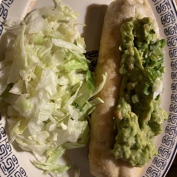 Rodrigo's Mexican Grill - Chimichanga! My picture is sideways oops lol - Mexican Near Me - Anaheim, California