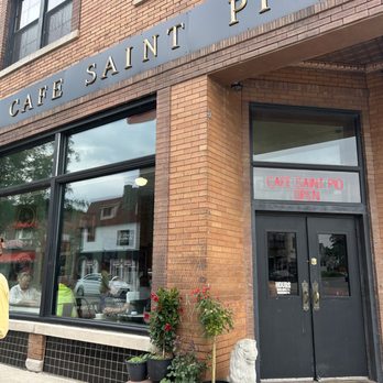 Cafe Saint Pio - Entrance - Cafes Near Me - Cedar Rapids, Iowa
