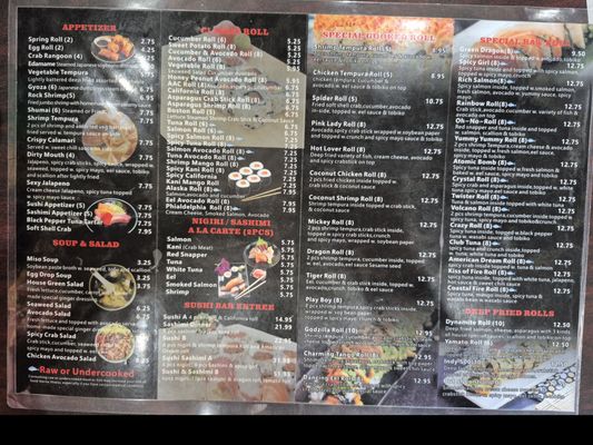 Menu photo 2 Mizu Sushi & Hibachi Express Plainfield, IN Menu photo 2 Mizu Sushi & Hibachi Express Plainfield, IN