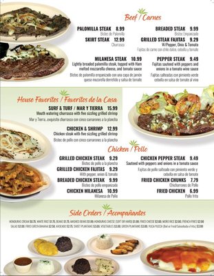 Menu photo 7 Alex Latin Restaurant and Cafeteria West Monroe, LA