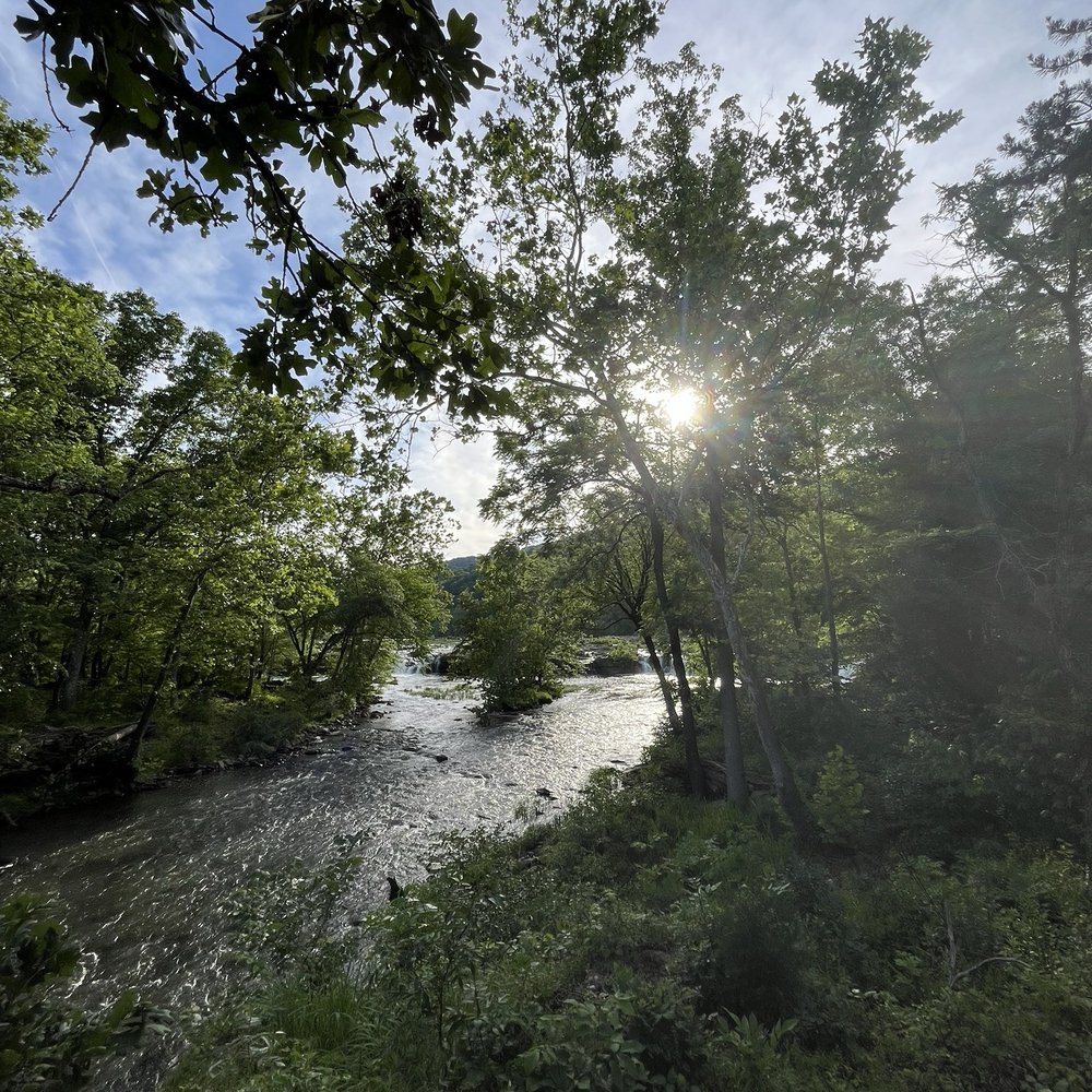The Sandstone Falls - Gorgeous sunset - Hiking Near Me - Hinton, West Virginia The Sandstone Falls - Gorgeous sunset - Hiking Near Me - Hinton, West Virginia