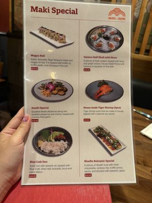 Menu photo 1 Maki & Sushi - Arcadia Arcadia, CA Menu photo 1 Maki & Sushi - Arcadia Arcadia, CA