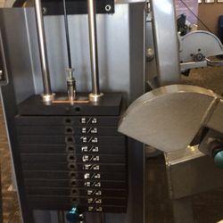 Anytime Fitness - Lifting 120# on my back extensions. 40 reps.