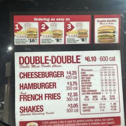 Menu Shakes And Beverages French Fries Cheeseburger Animal Style Protein Style Hamburger Grilled Cheese 4 X 4 3 X 3 2025 Prices :'( Menu Shakes And Beverages French Fries Cheeseburger Animal Style Protein Style Hamburger Grilled Cheese 4 X 4 3 X 3 2025 Prices :'(