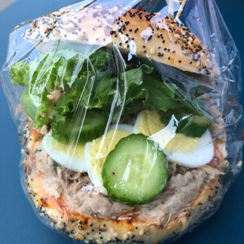 Bakey - Tuna salad bagel - Bakeries Near Me - Boston, Massachusetts