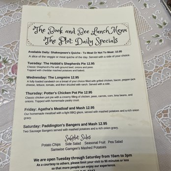 The Book & Bee - Cafes Near Me - Hendersonville, North Carolina