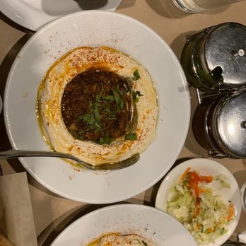 Oren's Hummus - lamb shoulder Hummus Braised Lamb - Mediterranean Near Me - Cupertino, California