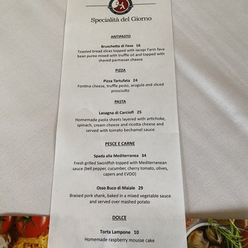 Mezza Luna Restaurant - Specials Menu - Italian Near Me - Half Moon Bay, California Mezza Luna Restaurant - Specials Menu - Italian Near Me - Half Moon Bay, California