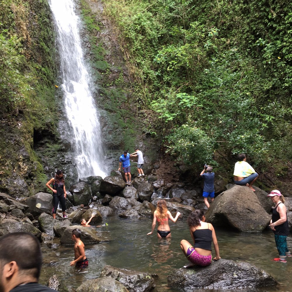 Lulumahu Falls - The waterfall pond - Hiking Near Me - Honolulu, Hawaii