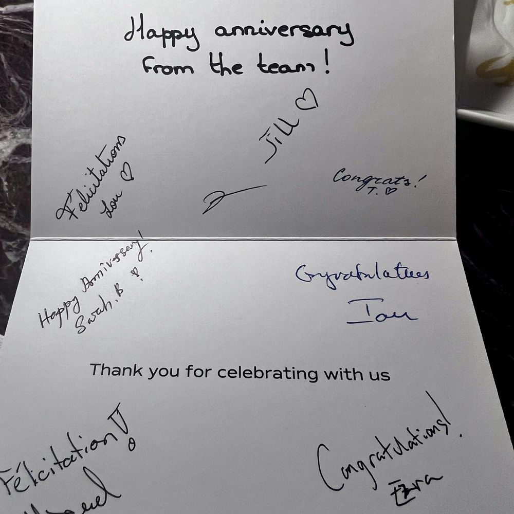 Le Crocodile Restaurant - Card for our 10th year anniversary celebration dinner - French Near Me - Vancouver, British Columbia Le Crocodile Restaurant - Card for our 10th year anniversary celebration dinner - French Near Me - Vancouver, British Columbia