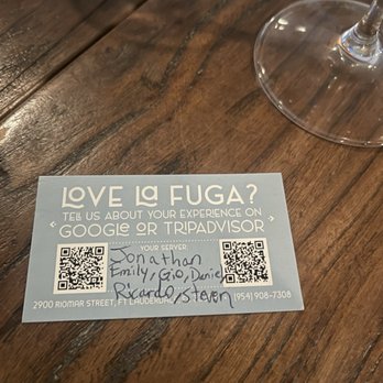 La Fuga - Italian Near Me - Fort Lauderdale, Florida