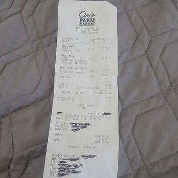 Orv's Farm Market - June 7 receipt - Fruits & Veggies Near Me - Williams, California Orv's Farm Market - June 7 receipt - Fruits & Veggies Near Me - Williams, California