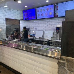 customers at the counter