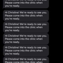 AM/PM Walk-in Urgent Care - Received over 10 text messages after I complained and they confirmed that they canceled my appointment.