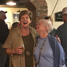 Majority shareholder Rita and my wife Kathy sharing a laugh Majority shareholder Rita and my wife Kathy sharing a laugh