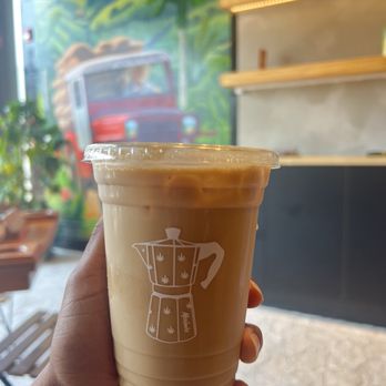Marimba Cafe - Coquito latte - Cafes Near Me - Hackensack, New Jersey
