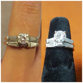 Constantine Creations - My before and after pics of my ring. Totally in love!!! - Jewelry Near Me - Covina, California