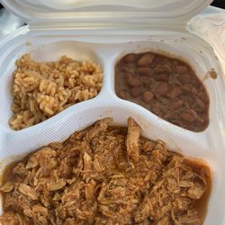 Artesanias JD - Chicken Tinga Plate. Corn Tortillas sourced from Tortilleria La California. Same place where Yuca's Taco stand gets their tortillas!