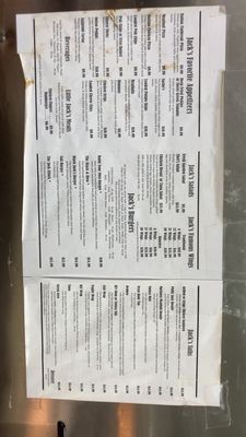 Menu photo 1 Black Jack's Pub & Grill West Jefferson, NC