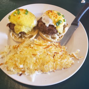 CJ's Kitchen & Grille - Crab cake benedict - American Near Me - Pensacola, Florida CJ's Kitchen & Grille - Crab cake benedict - American Near Me - Pensacola, Florida