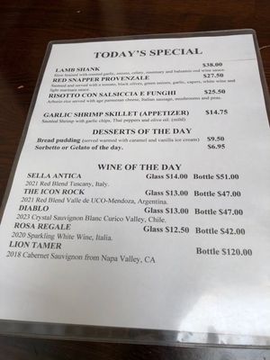Menu photo 5 Pompeii Ristorante Los Altos, CA Menu photo 5 Pompeii Ristorante Los Altos, CA