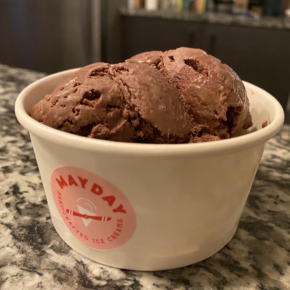 Mayday Ice Cream - 1 scoop of Session Chocolate - Ice Cream & Frozen Yogurt Near Me - Jacksonville, Florida Mayday Ice Cream - 1 scoop of Session Chocolate - Ice Cream & Frozen Yogurt Near Me - Jacksonville, Florida