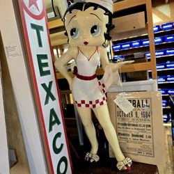 Cannery Row Antique Mall - Iconic Betty Boop ("Boop-Oop-a-Doop"), original Texaco sign, and many collectible pieces of Americana throughout