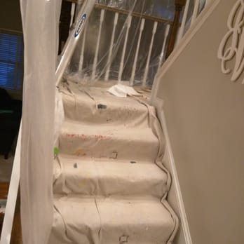 Brand New Painting - He kept the work area well protected and taped off to other areas of the home to reduce dust. - Painters Near Me - Fairfax, Virginia