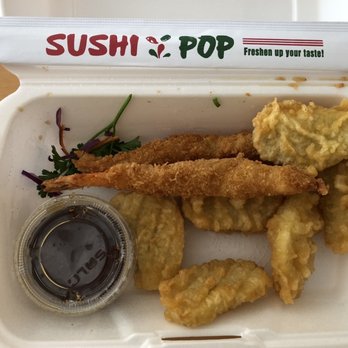 Sushi Pop - Shrimp and sweet potato tempura - Japanese Near Me - Fullerton, California Sushi Pop - Shrimp and sweet potato tempura - Japanese Near Me - Fullerton, California