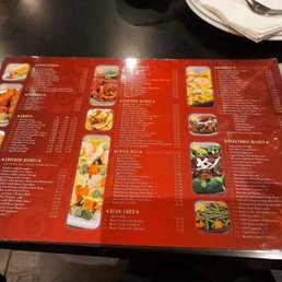 a menu for a chinese restaurant a menu for a chinese restaurant