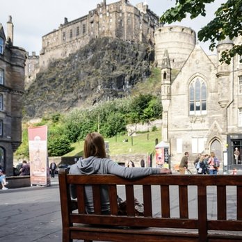Edinburgh Castle - Enjoying the view from Grassmarket. - Landmarks & Historical Buildings Near Me - Edinburgh, EDH