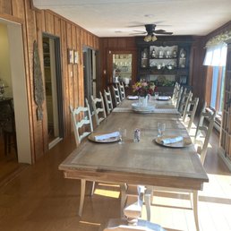 One of the many areas to enjoy your breakfast
