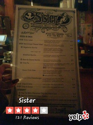 Menu photo 7 Sister Albuquerque, NM