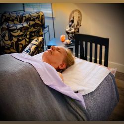 A Beautiful Space - My lovely client feeling so relaxed and nourished