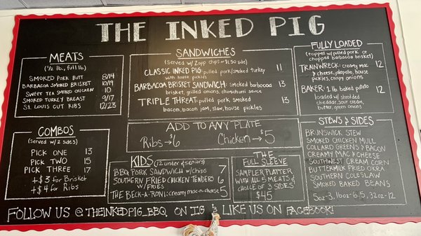 Menu photo 5 The Inked Pig Gainesville, GA