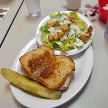 40th Street Cafe - Tuna Melt with a Side Salad - Diners Near Me - Phoenix, Arizona