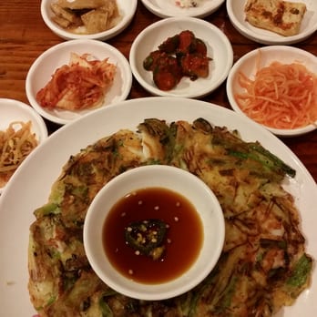 Oegadgib - Seafood scallion pancake - Korean Near Me - Annandale, Virginia Oegadgib - Seafood scallion pancake - Korean Near Me - Annandale, Virginia