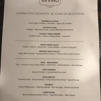 Avvino - New American Near Me - Rochester, New York